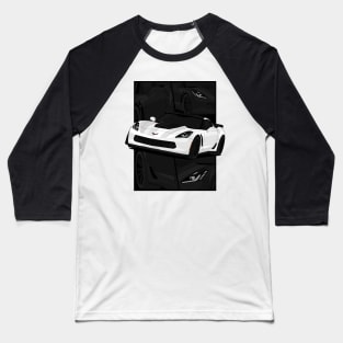 Z06 WHITE Baseball T-Shirt